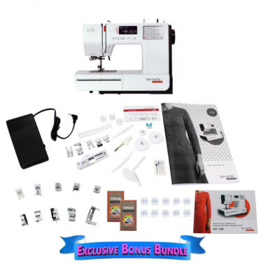 Bernette 38 Swiss Design Computerized Sewing Machine ++ Exclusive Bonus Bundle