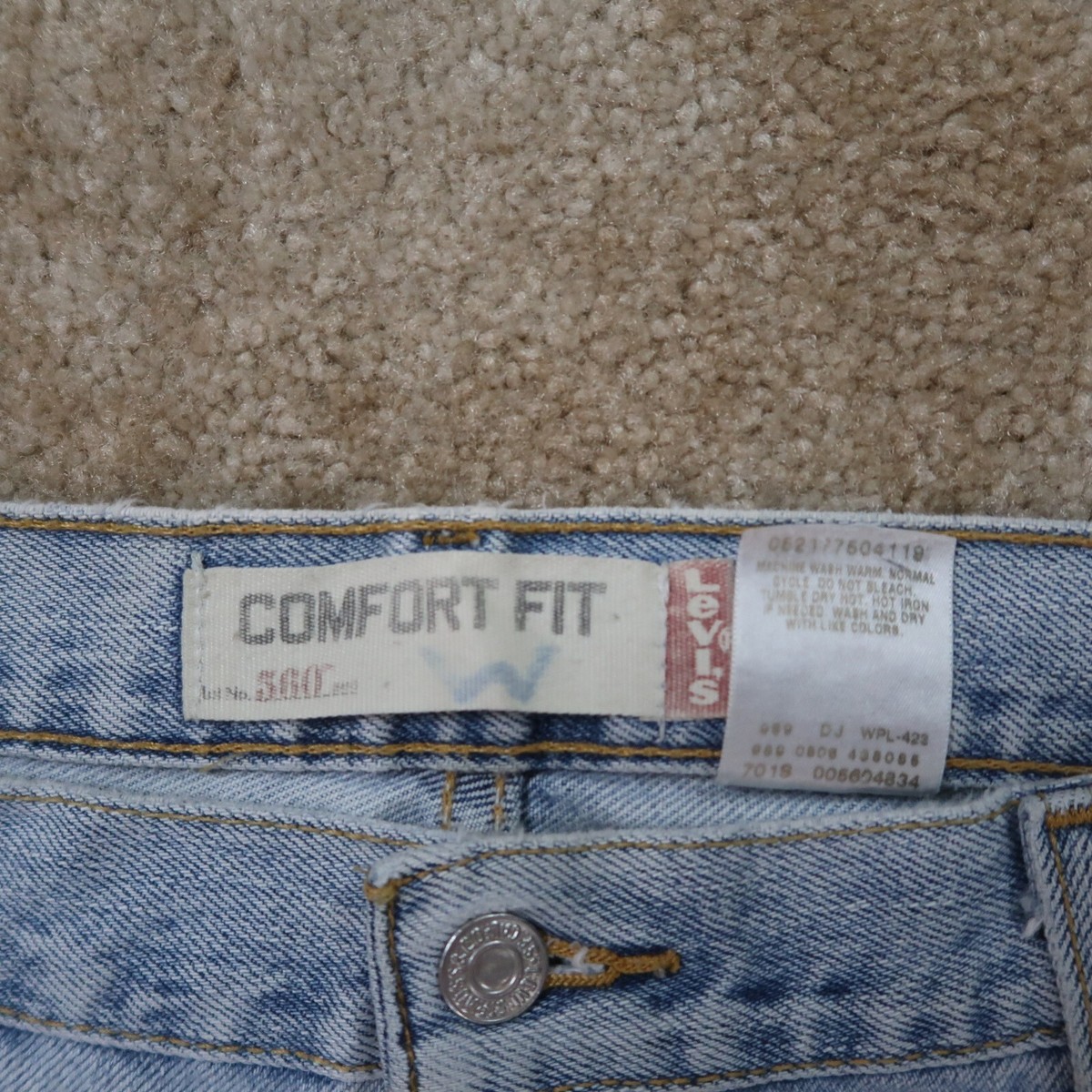 Levi's 560 Comfort Fit Baggy Jeans Men's 36x30 Blue Denim Levi's 560 Comfort Fit Baggy Jeans Men's 36x30 Blue Denim