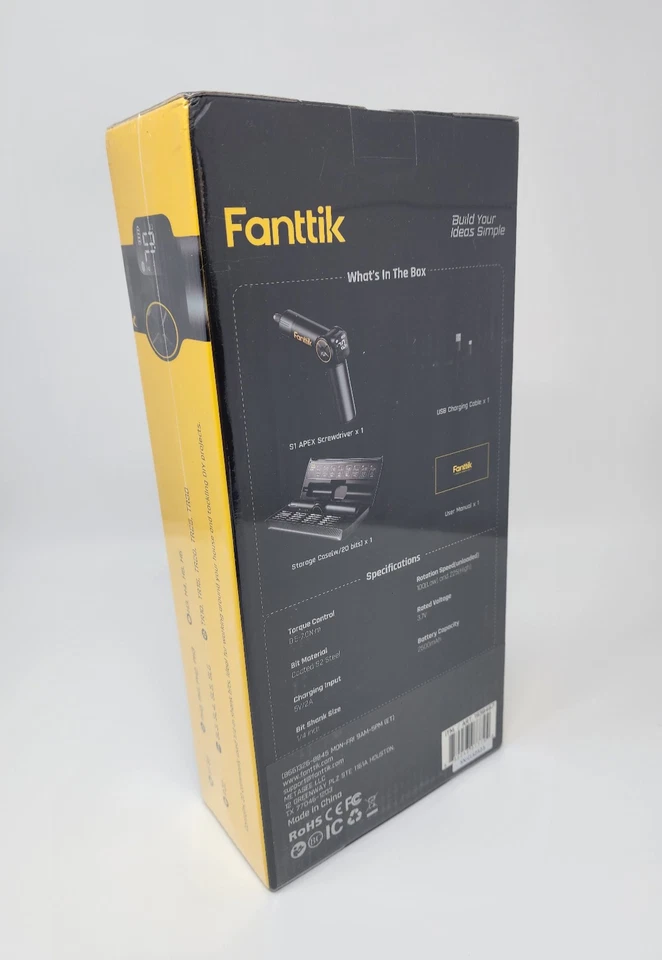 Fanttik S1 APEX Electric Cordless Screwdriver, Pivot Handle, 7 N.m Torque, New! - Image 4 of 4