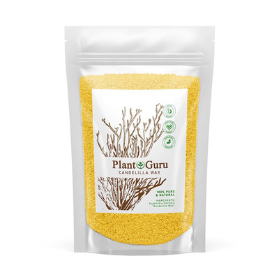 Candelilla Wax Pellets 1Lb. 100% Pure Natual Food Grade Vegan Wax for DYI Lip Ba