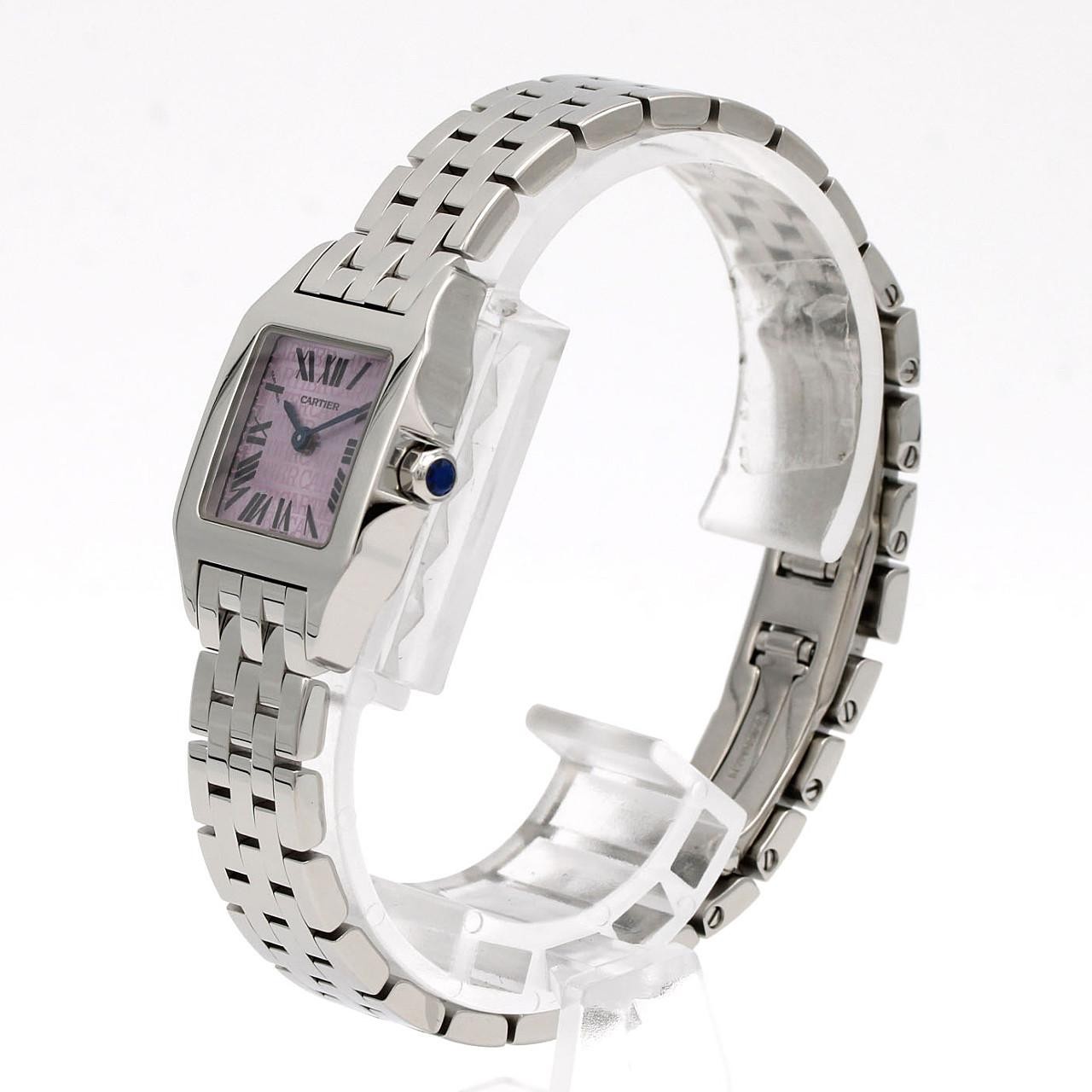 Authentic Cartier Santos de Cartier Small 2008 Christmas Limited Edition W25... image 2