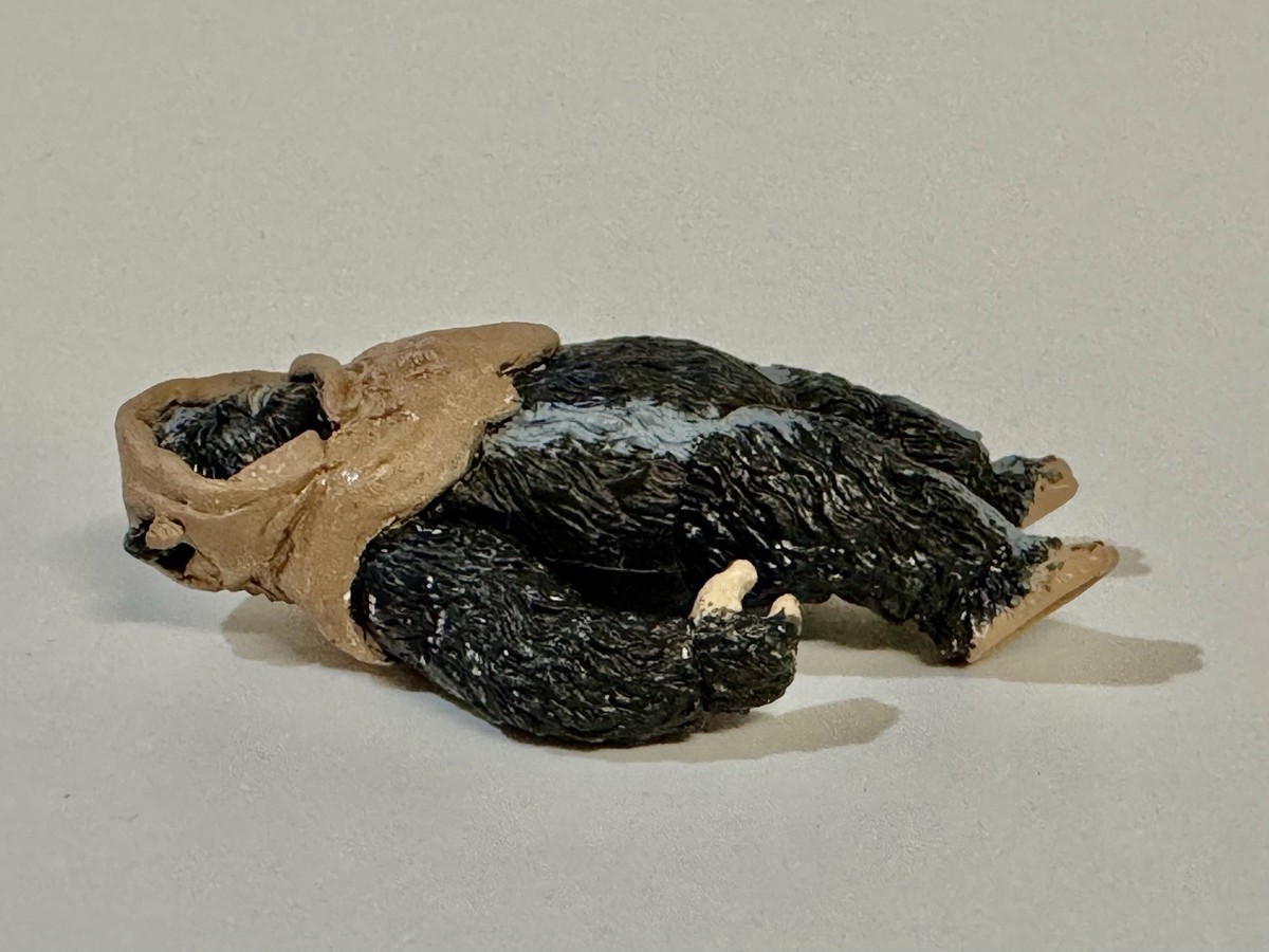 Star Wars Custom Modified Nanta Ewok Corpse (Dead Ewok) Diorama