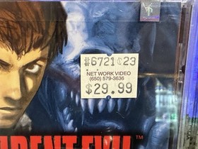 2000 PlayStation Resident Evil Survivor VGA 80 Sealed Y-Folds Capcom