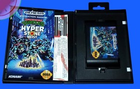 TESTED Sega GENESIS Turtles TMNT HYPERSTONE HEIST Completed NEW Case Manual Reg