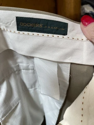 Vintage Dockers Premium Khakis Men 44x32 Relaxed Fit - Image 1 of 3