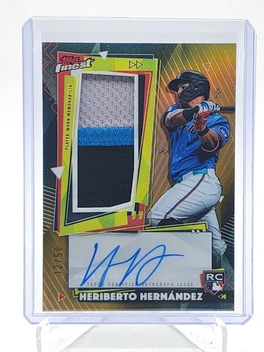 2026 Topps Finest Heriberto Hernandez Gold (RAW)