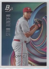 2018 Bowman Platinum Top Prospects Sky Blue McKenzie Mills #TOP-23 3v8