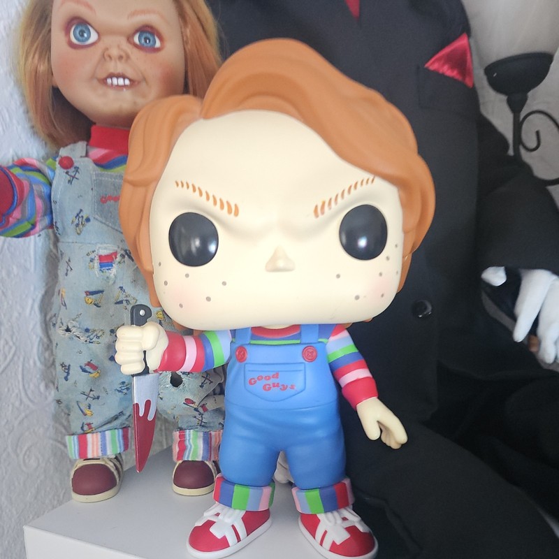 Funko Pop! Child's Play 2 Chucky Doll Jumbo 10" Figure #973 Vaulted UNBOXED