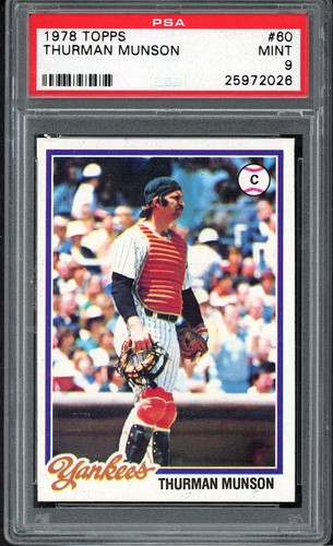 1978 Topps Thurman Munson #60 card