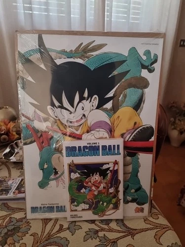 Manga DragonBall N. 1 + Litografia Poster 40° Anniversario Akira Toriyama