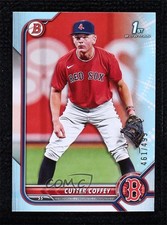 2022 Bowman Draft Sky Blue 461/499 Cutter Coffey #BD-200 0fz3