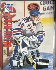 1996-97 Glenn Healy New York Rangers vs Panthers MSG Jumbo Card #’d /2250