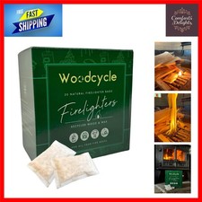 Natural Firelighter Bags - Environmentally Friendly Fire Starters for BBQ