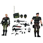 GI Joe Classified Series Night Force Falcon & Quarrel 6" Figures #138 Complete