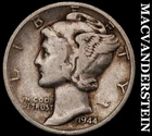 1944-S Silver Mercury Dime - Scarce  Better Date  No Reserve  #G9613