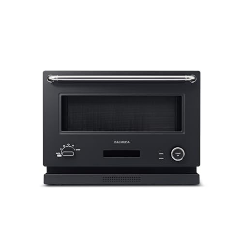 emu..♡ ！BALMUDA The Range K09A-BK BALMUDA The Range K09A‑BK 20L Microwave Oven Kitchen Cloth Black