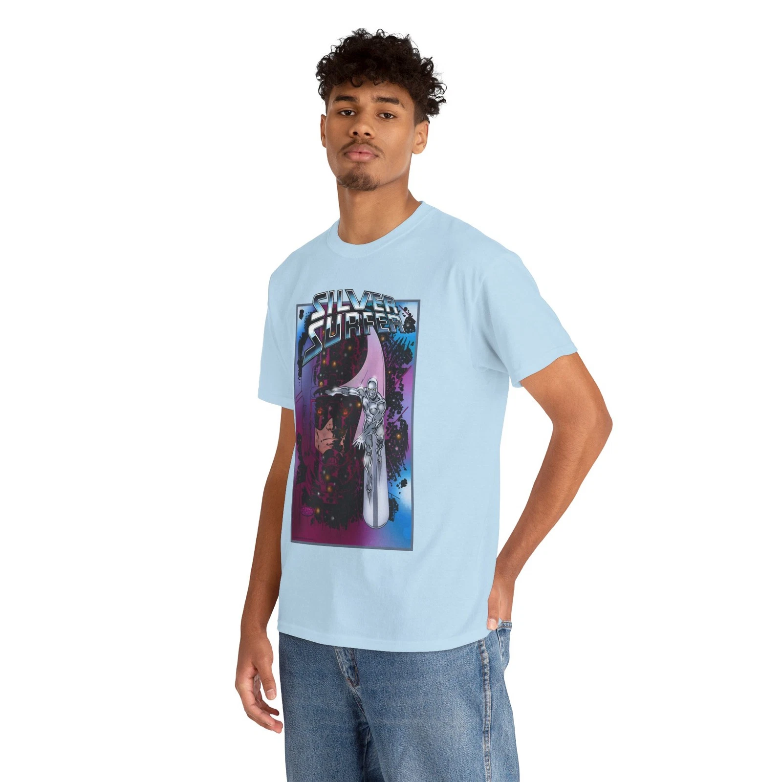 Silver Surfer & Galactus T-Shirt - John Byrne Art - Marvel Comics