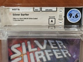 Silver Surfer NES Sealed WATA 9.6 A POP 3 HIGHEST GRADED! Marvel Movie Jusko Art