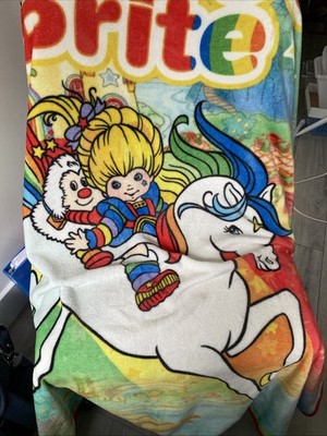 Rainbow Brite Throw Blanket Travel Plush Soft Blanket 40 X 50 inches 