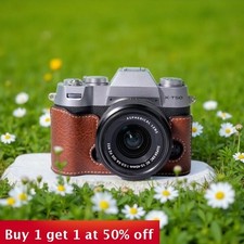 For Fujifilm X-T50 XT50 Camera Bag Leather Dock Case Base Protection Cover shell