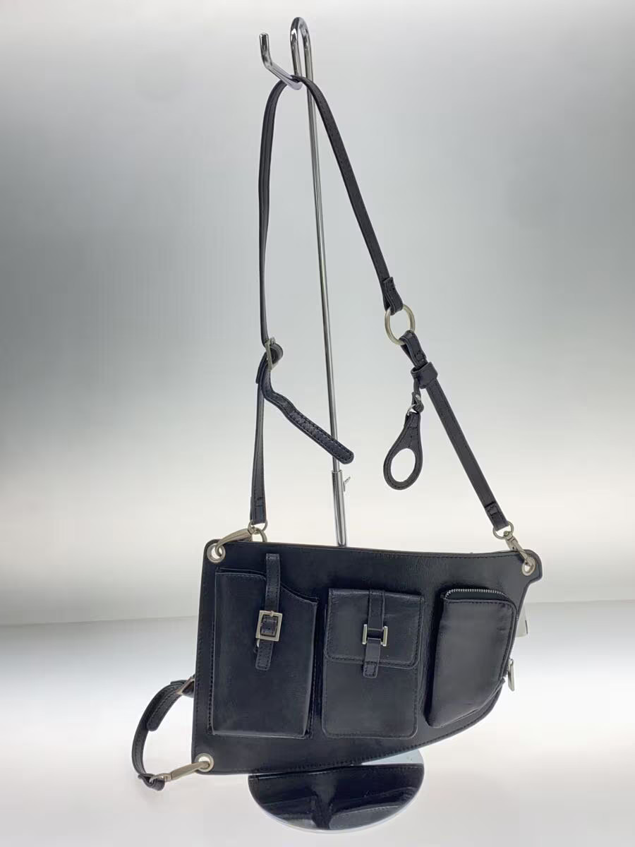 AMERI Shoulder Bag Leather Black Plain - image 1
