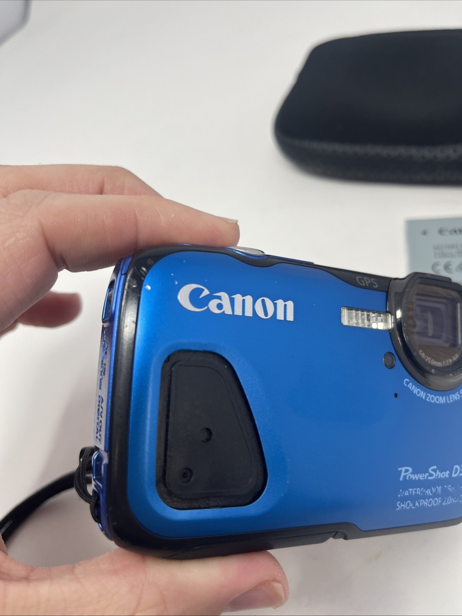 Canon PowerShot D30 12.1MP Digital Camera - Blue for sale online