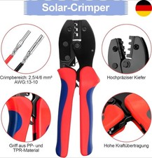 Solarstecker zange Solar Crimpzange für Solarkabel Kupplung Solarzange 2,5-6mm²