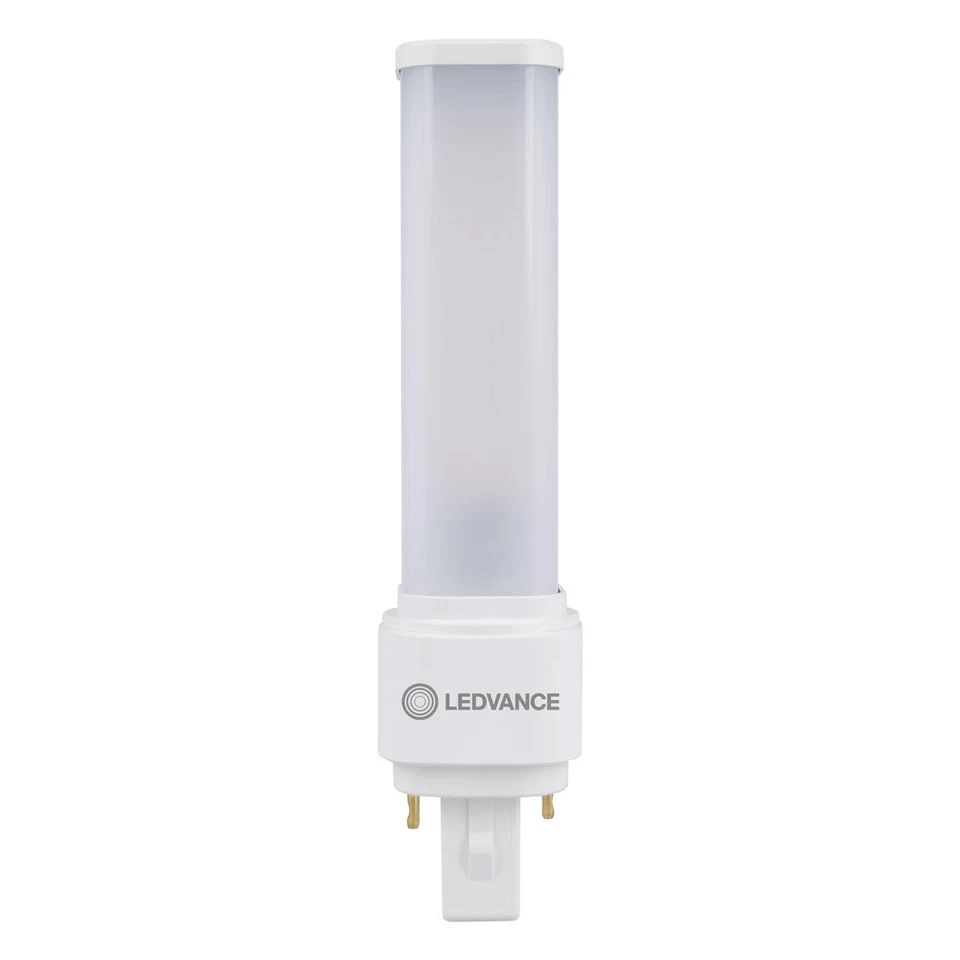 Ledvance LED Dulux EM & AC Mains 230V 7W=18W/840 G24D-2 2Pins neutralweiß 4000K - Bild 2 von 3
