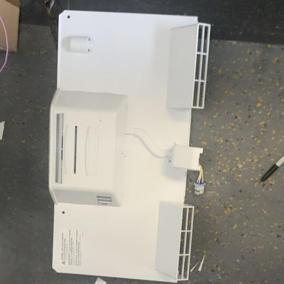 #ad GE White Refrigerator Freezer Evaporator Fan Motor Housing Harness WR49X40245 $50.00