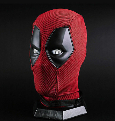 Cosplay Deadpool Full Face Mask Perspective Breathable Knit Helmet