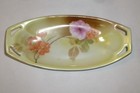 antique R.S. Tillowitz Silesia hand-painted porcelain rectangle dish flowers — photo 5