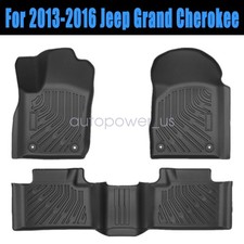 For 2013-2015 Jeep Grand Cherokee Tpe All-weather Front Rear Floor Mats Liners
