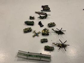 Galoob Micro Machines Lot Hummer Shark Military Planes Boats Playsets Trucks