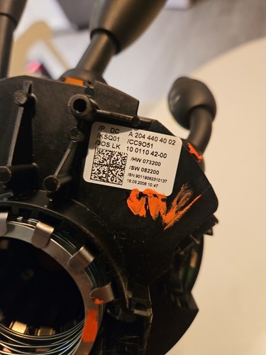 10-14 Mercedes W207 W204 E350 C300 Steering Column Switches Clock Spring - Picture 5 of 7