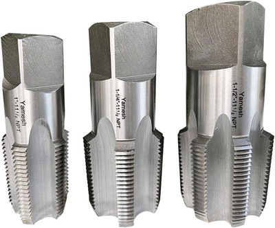 NPT Pipe Tap Set Carbon Steel 1''-11 1/2 1-1/4''-11 1/2 1-1/2''-11 1/2