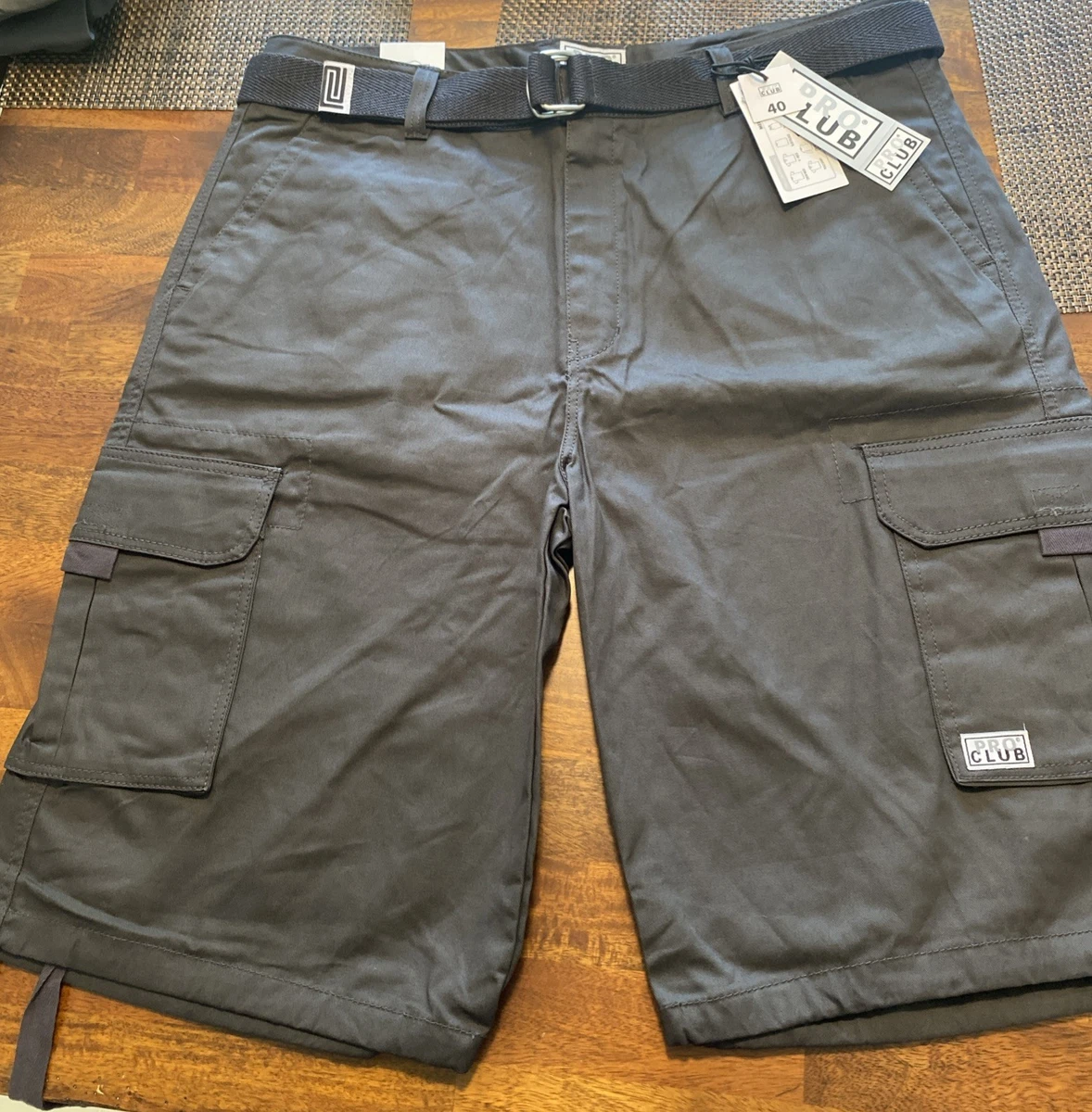 Pro Club Cotton Gray Shorts for Men for sale | eBay