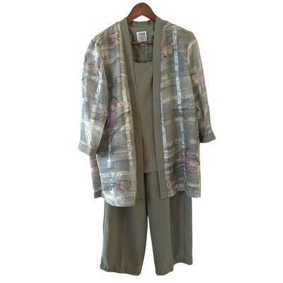RM Richards Womens Two Piece Set 16P Pant Suit Formal Wedding Capsule Timeless