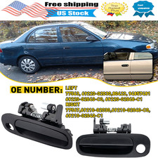For Toyota Corolla 1998-02 Front Outside Outer Door Handle Pair Left Right Side