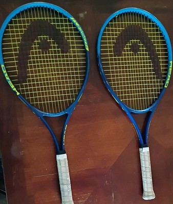 LOT OF 2 Head Ti Conquest Tennis Racquet Nano Titanium  4 1/4'' & 4 3/8'' Grip