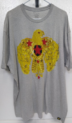 RICH GANG NWTS Gray Short Sleeve SZ 3XL Eagle Design TEE SHIRT