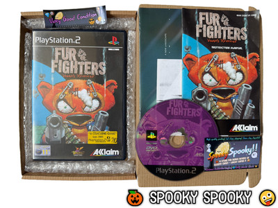 Fur Fighters Viggo's Revenge PS2 - UK PAL sehr guter Zustand CIB mit Reg - Tracked