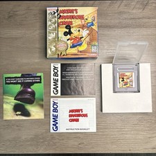 Mickey  s Dangerous Chase Nintendo Gameboy, 1991 Complete In Box w/ Manual CIB