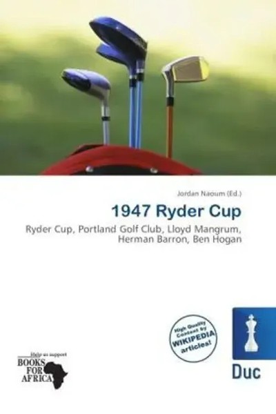 Jordan Naoum | 1947 Ryder Cup | Taschenbuch | Englisch (2026) | OmniScriptum-image