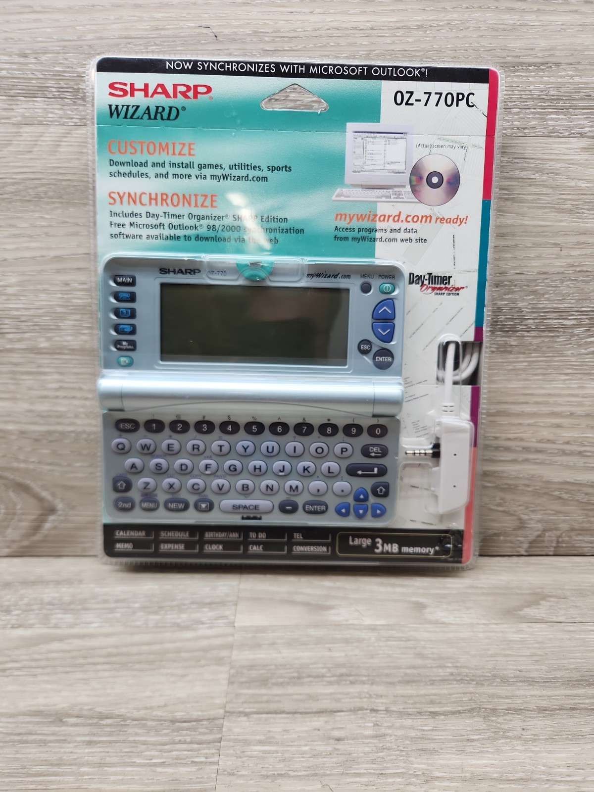 Sharp Wizard OZ-770PC Vintage Electronic Personal Organizer (NEW SEALED)Freeship