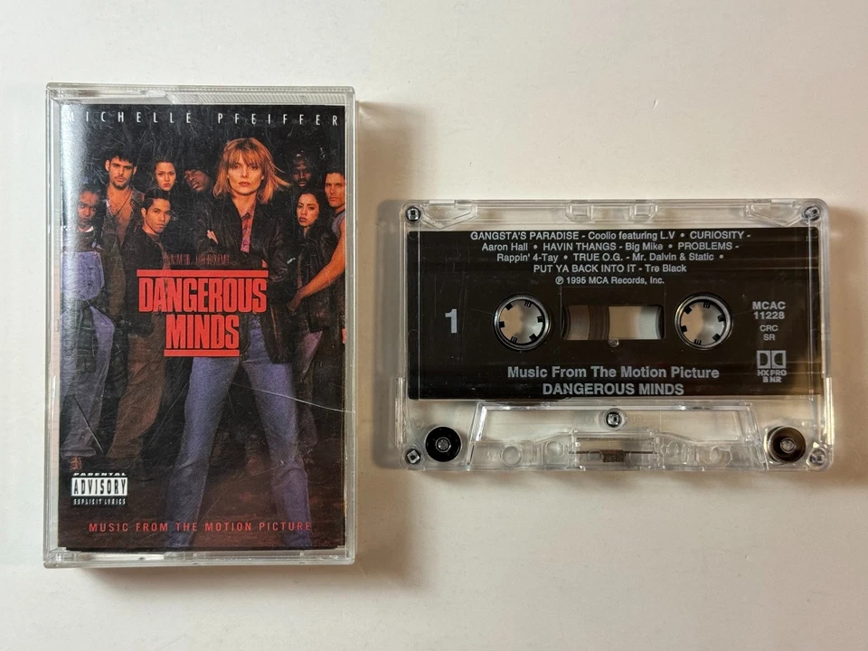 Dangerous Minds Soundtrack Cassette 1995 MCA Records - Image 4 of 4
