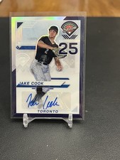 Jake Cook 2025 Prospect Edition - Purple Holo Auto /125 SP - Blue Jays 