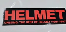 Helmet - Unsung: The Best Of Helmet - the band - promotional Sticker - brand new