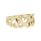 Tiffany & Co. Paloma Picasso 18k Yellow Gold Loving Heart Band Ring #JB724-4 — photo 2