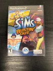 New Sealed The Sims Bustin' Out  (PlayStation 2,  2003) PS2 Black Label