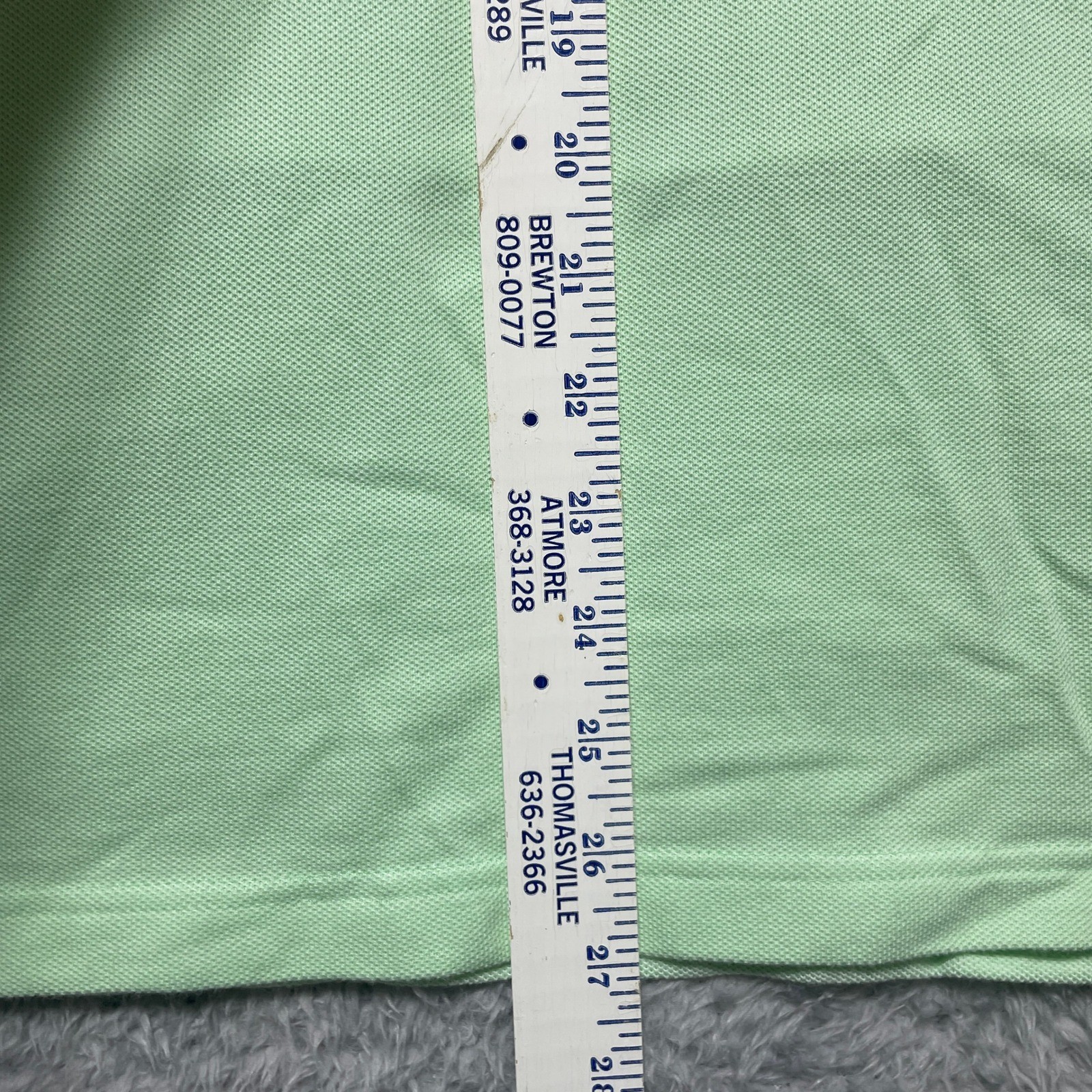 Brooks Brothers 1818 Performance Polo  Mens Large Slim Fit Green Pique Cotton thumbnail 8